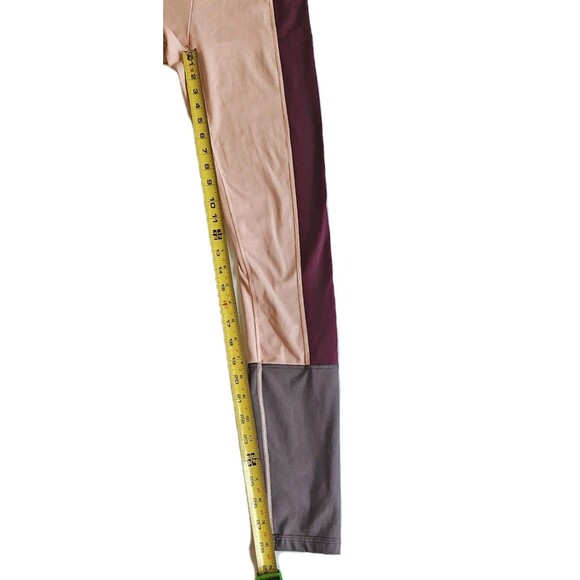 Gymshark Illusion Leggings - Pink Colorblock, Women's Medium - Sculpting & Trend - Picture 3 of 5